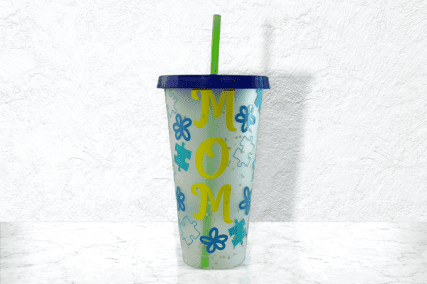 Mom Puzzle Piece Cold Cup